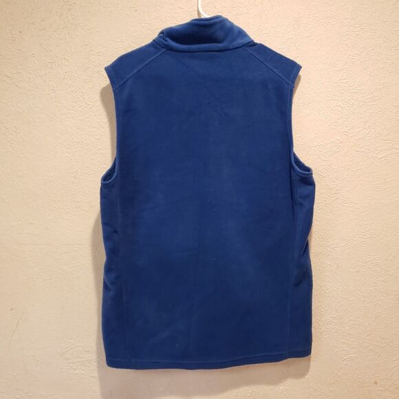 Columbia Mountain Fleece Vest Mens Large Tall Sleeveless Full Zip - Picture 5 of 9